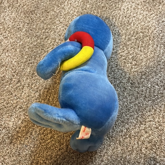 Vintage KING PLUSH Stuffed Sea Lion Seal with life preserver 1ft high - Picture 3 of 5